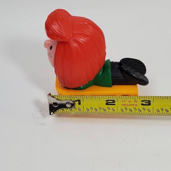 Peppermint Patty On Sled Charlie Brown Peanuts 2015 Pullback Toy - McDonald's Ha - Picture 5 of 6